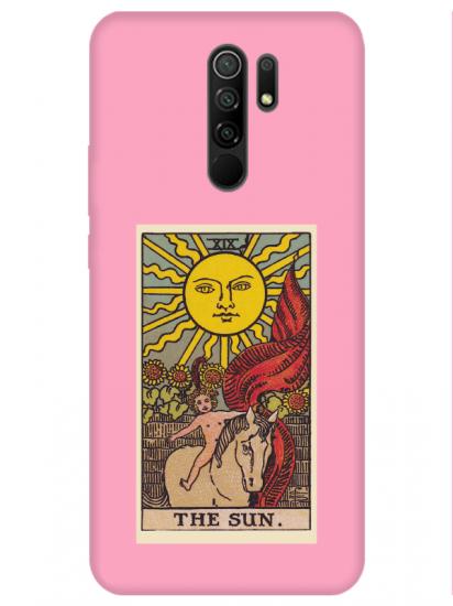 Redmi 9 The Sun Pembe Telefon Kılıfı