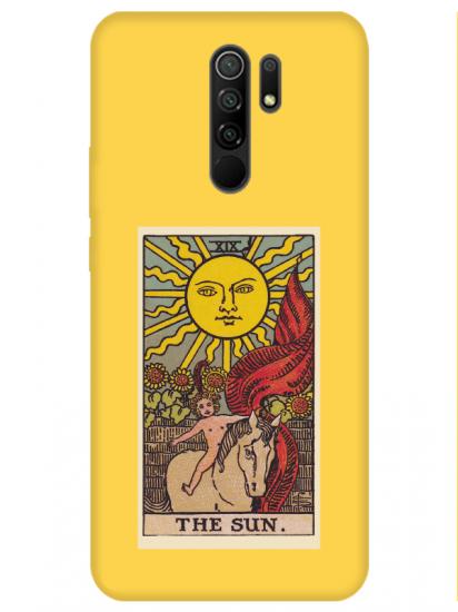 Redmi 9 The Sun Sarı Telefon Kılıfı