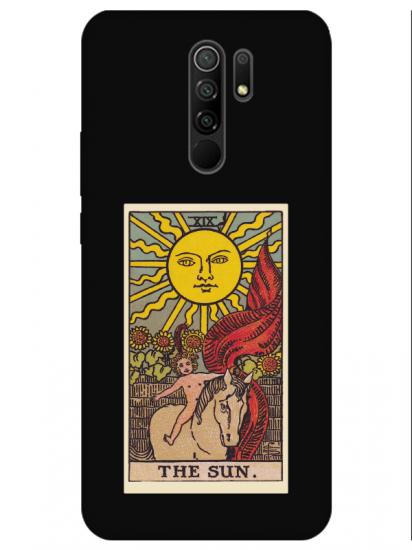 Redmi 9 The Sun Siyah Telefon Kılıfı