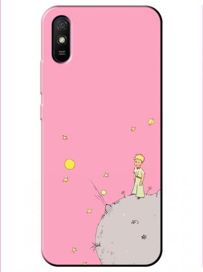 Redmi 9A Küçük Prens Pembe Telefon Kılıfı