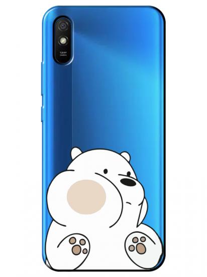 Redmi 9A Panda Şeffaf Telefon Kılıfı