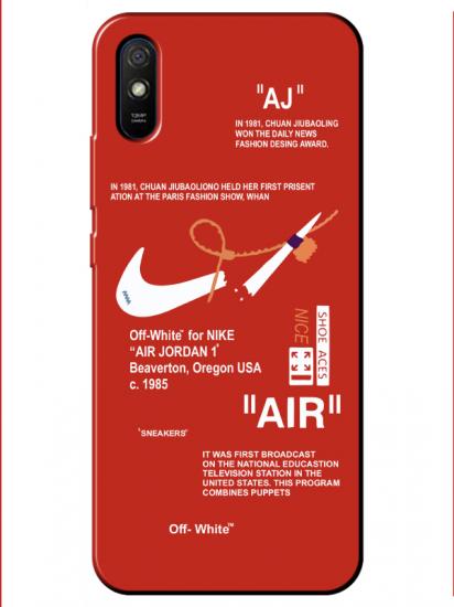 Redmi 9A Nike Air Kırmızı Telefon Kılıfı