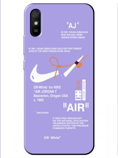 Redmi 9A Nike Air Lila Telefon Kılıfı