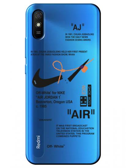 Redmi 9A Nike Air Şeffaf Telefon Kılıfı