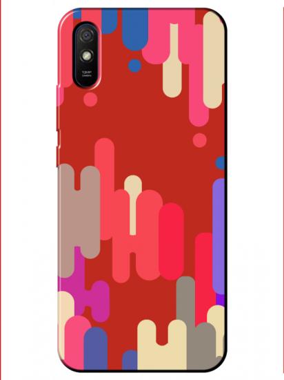 Redmi 9A Pop Art Kırmızı Telefon Kılıfı