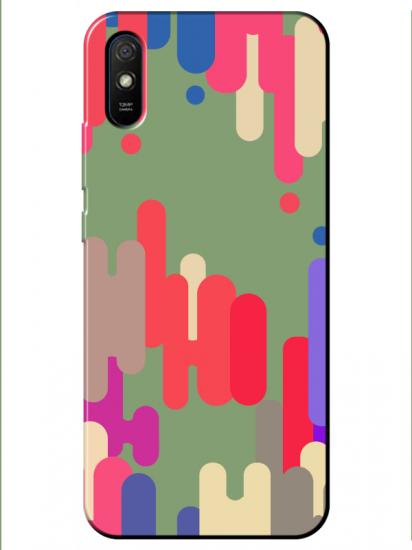 Redmi 9A Pop Art Yeşil Telefon Kılıfı