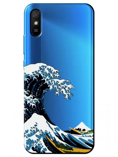 Redmi 9A Kanagawa Şeffaf Telefon Kılıfı