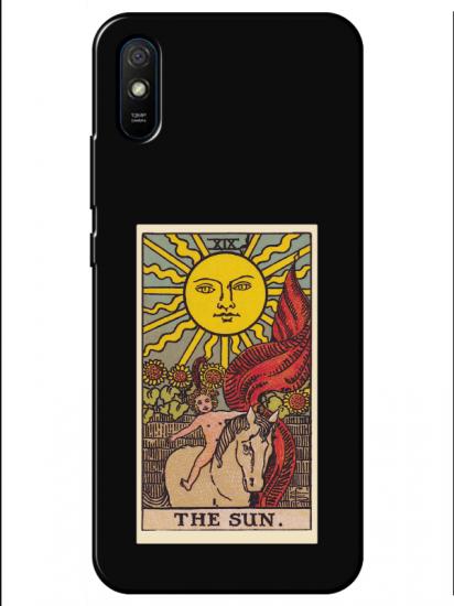Redmi 9A The Sun Siyah Telefon Kılıfı