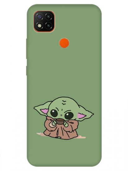 Redmi 9C Baby Yoda Yeşil Telefon Kılıfı