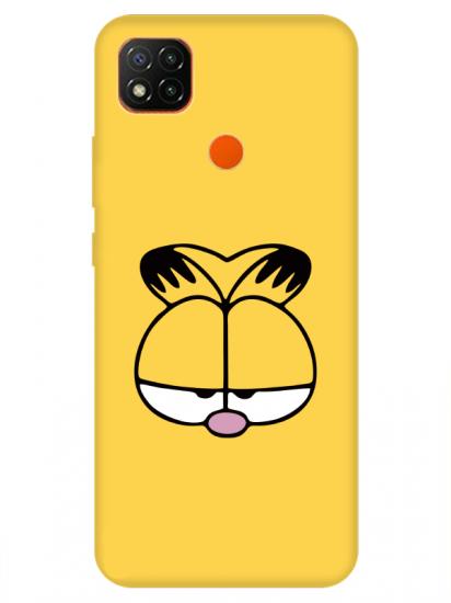 Redmi 9C Garfield Sarı Telefon Kılıfı