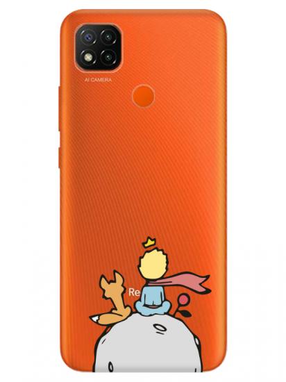 Redmi 9C Küçük Prens Şeffaf Telefon Kılıfı