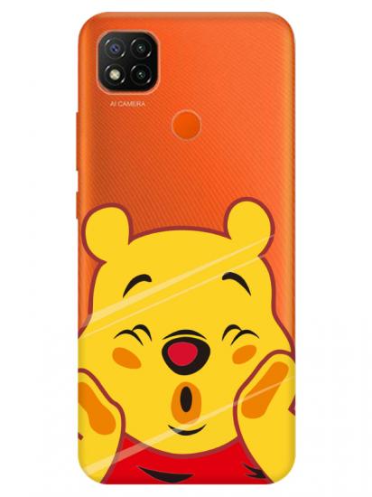 Redmi 9C Winnie The Pooh Şeffaf Telefon Kılıfı