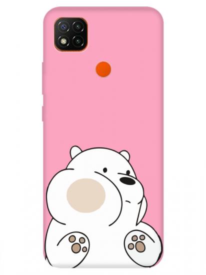 Redmi 9C Panda Pembe Telefon Kılıfı