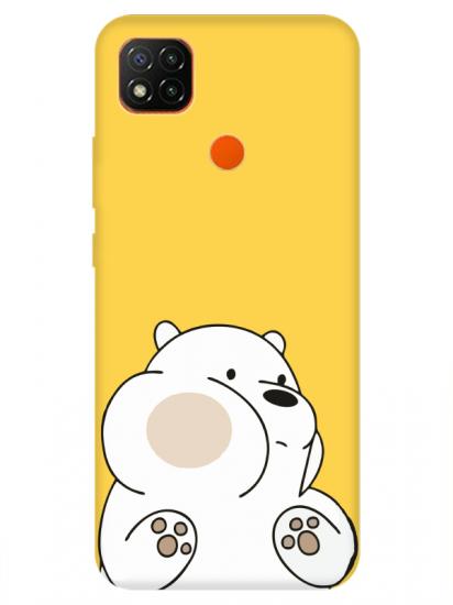 Redmi 9C Panda Sarı Telefon Kılıfı