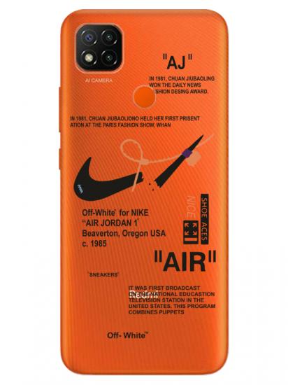 Redmi 9C Nike Air Şeffaf Telefon Kılıfı