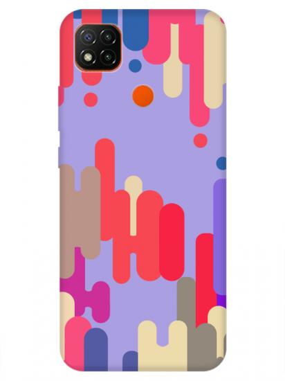 Redmi 9C Pop Art Lila Telefon Kılıfı