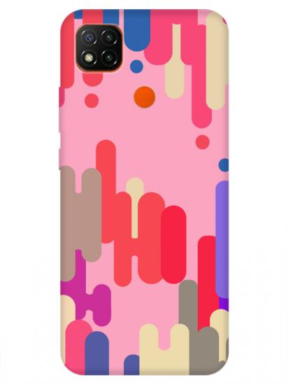 Redmi 9C Pop Art Pembe Telefon Kılıfı