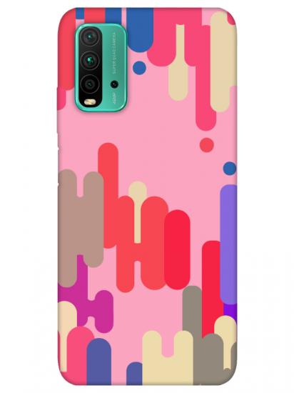 Redmi 9T Pop Art Pembe Telefon Kılıfı