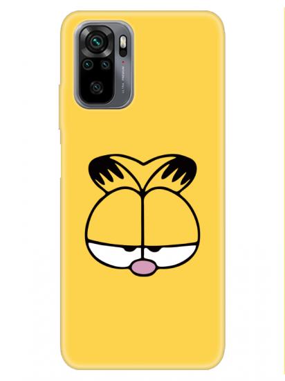 Redmi Note 10 Garfield Sarı Telefon Kılıfı