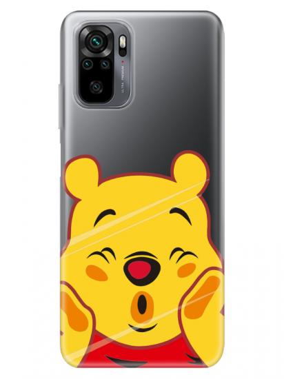 Redmi Note 10 Winnie The Pooh Şeffaf Telefon Kılıfı