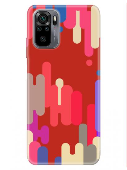 Redmi Note 10 Pop Art Kırmızı Telefon Kılıfı