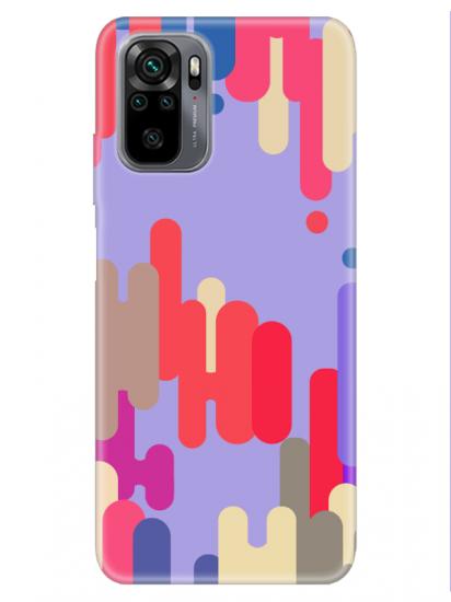 Redmi Note 10 Pop Art Lila Telefon Kılıfı