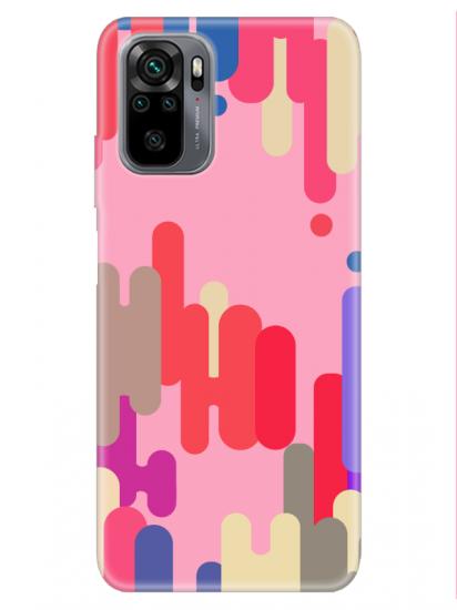 Redmi Note 10 Pop Art Pembe Telefon Kılıfı