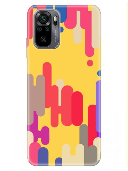 Redmi Note 10 Pop Art Sarı Telefon Kılıfı