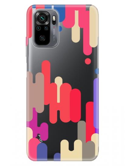 Redmi Note 10 Pop Art Şeffaf Telefon Kılıfı