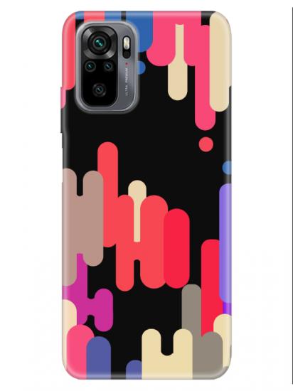 Redmi Note 10 Pop Art Siyah Telefon Kılıfı