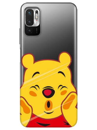 Redmi Note 10 5G Winnie The Pooh Şeffaf Telefon Kılıfı