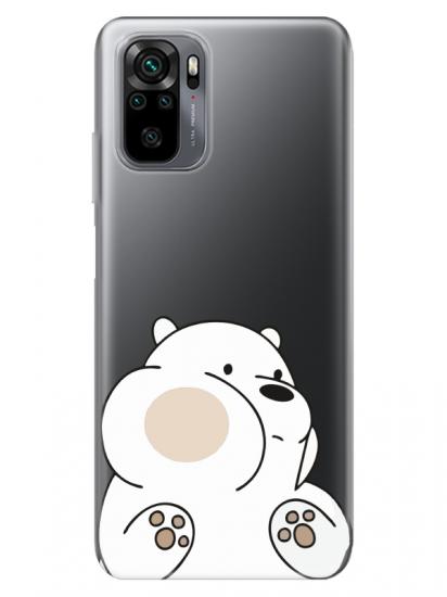 Redmi Note 10S Panda Şeffaf Telefon Kılıfı