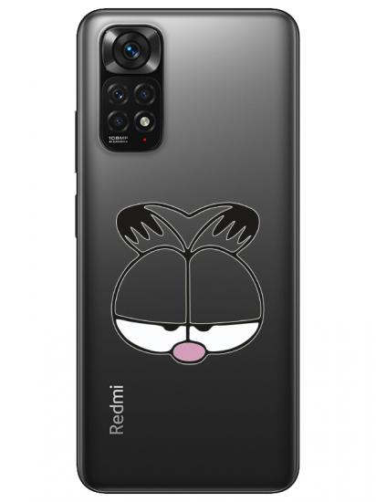 Redmi Note 11 Garfield Şeffaf Telefon Kılıfı