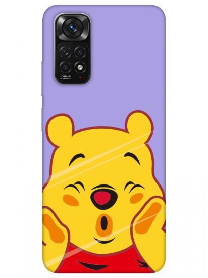 Redmi Note 11 Winnie The Pooh Lila Telefon Kılıfı