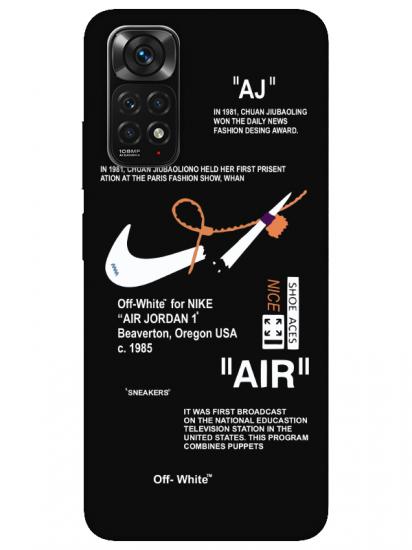 Redmi Note 11 Nike Air Siyah Telefon Kılıfı