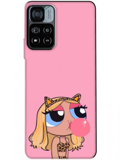 Redmi Note 11 Pro Powerpuff Girls Pembe Telefon Kılıfı