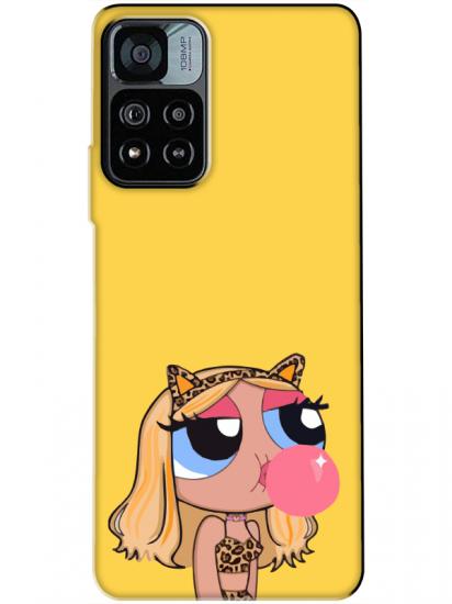 Redmi Note 11 Pro Powerpuff Girls Sarı Telefon Kılıfı