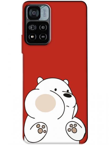 Redmi Note 11 Pro Panda Kırmızı Telefon Kılıfı