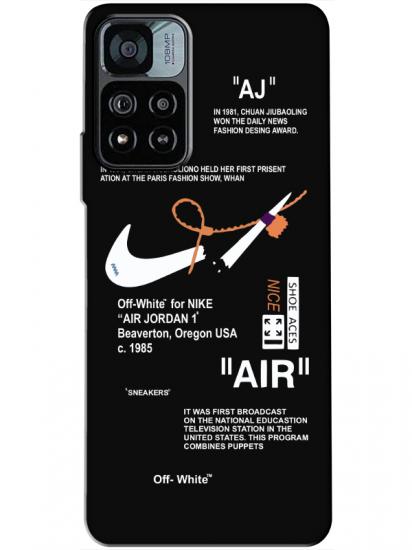 Redmi Note 11 Pro Nike Air Siyah Telefon Kılıfı