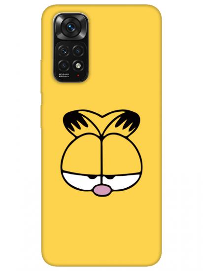 Redmi Note 11S Garfield Sarı Telefon Kılıfı