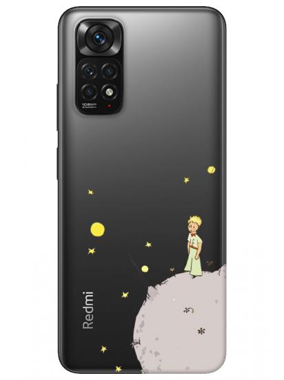 Redmi Note 11S Küçük Prens Şeffaf Telefon Kılıfı