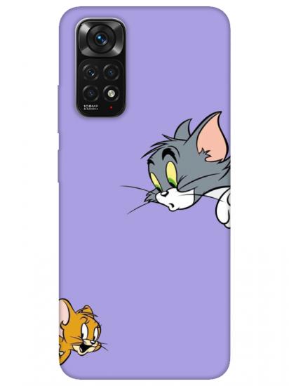 Redmi Note 11S Tom And Jerry Lila Telefon Kılıfı