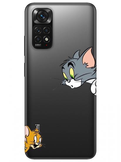Redmi Note 11S Tom And Jerry Şeffaf Telefon Kılıfı