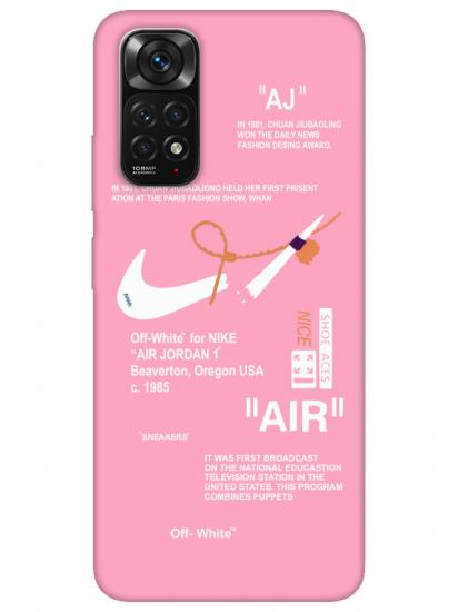 Redmi Note 11S Nike Air Pembe Telefon Kılıfı