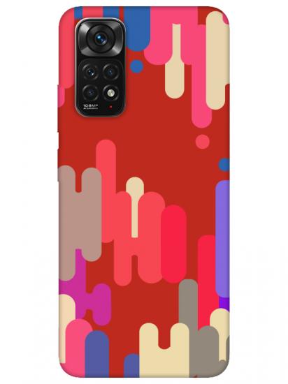 Redmi Note 11S Pop Art Kırmızı Telefon Kılıfı