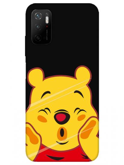 Redmi Note 11SE Winnie The Pooh Siyah Telefon Kılıfı