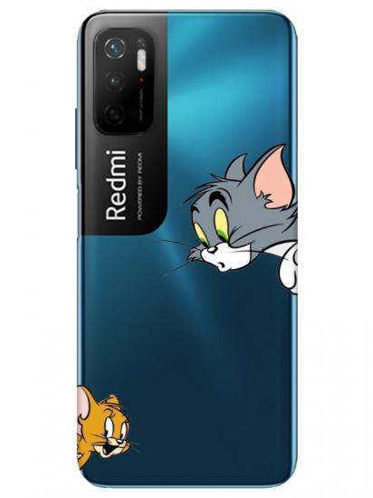 Redmi Note 11SE Tom And Jerry Şeffaf Telefon Kılıfı