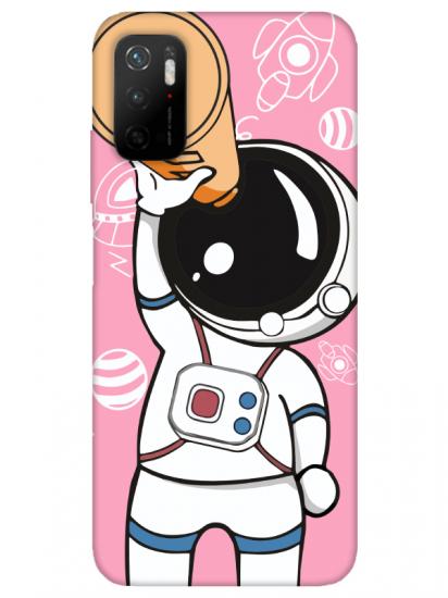 Redmi Note 11SE Astronot Pembe Telefon Kılıfı