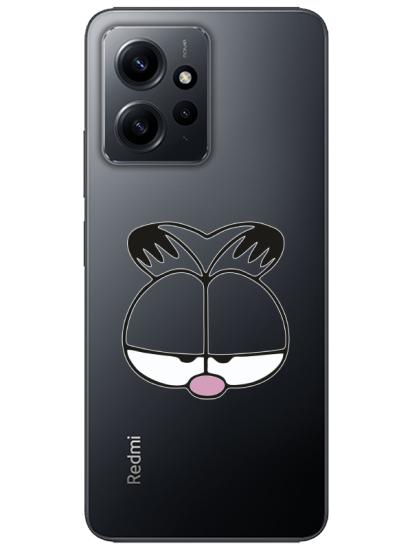 Redmi Note 12 4g Garfield Şeffaf Telefon Kılıfı