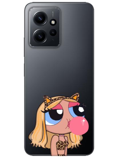 Redmi Note 12 4g Powerpuff Girls Şeffaf Telefon Kılıfı